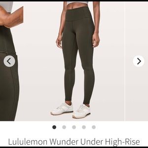 Lululemon wunder under *rib 25”